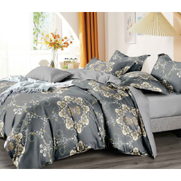 Pościel dwustronna z bawełny syntetycznej w ornament PME-642