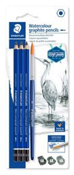 Ołówek akwarelowy Staedtler zestaw 3 szt + pędzelek