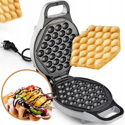 Gofrownica Bąbelkowa Gofry Egg Zawijane Bąbelkowe Puffs 850W