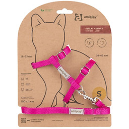 AMIPLAY Szelki plus smycz dla kota S Samba