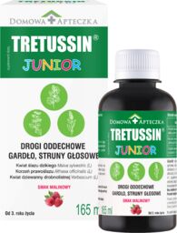 Tretussin Junior, od 3 lat, smak malinowy, 165