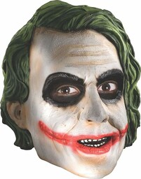 Rubie''s Official Adult Joker 3/4 maska winylowa