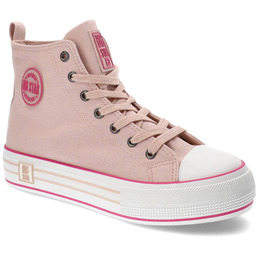Big Star Różowe Trampki Damskie Stylowe Buty