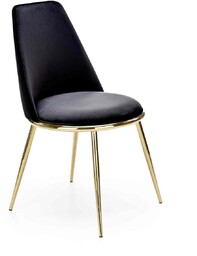 Krzesło k460 czarne (tkanina velvet) halmar