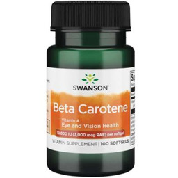 SWANSON Beta Carotene (Vitamin A) 10.000IU, 100 kapsułek
