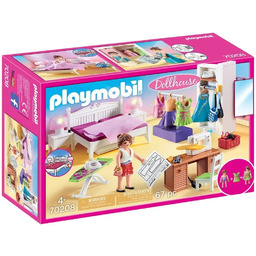 Playmobil Dollhouse 70208. Sypialnia z kącikiem do szycia