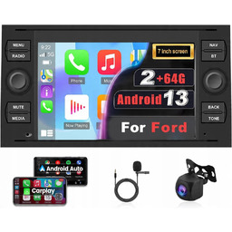 Radio samochodowe Android 13 Carplaz/Android Auto do Ford