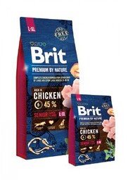 Brit Premium By Nature Senior L+XL Z Kurczakiem