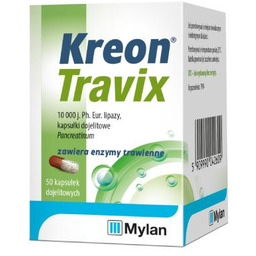 KREON TRAVIX 10000 - Lek poprawiający trawienie -