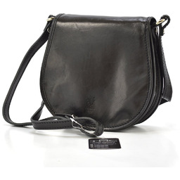 Klasyczna wyjątkowa damska skórzana listonoszka