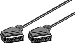 Goobay 11870 Scart kabel połączeniowy, niklowany, ø 7