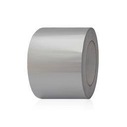 Taśma aluminiowa do 110 C, gładka z klejem,