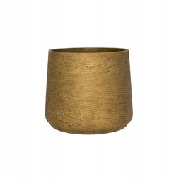 kamienna złota doniczka Patt 23/19 solidna osłonka