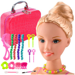 Głowa Główka Lalki Treningowa do Układania Fryzur +