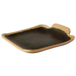 Talerz z melaminy, płytki, 140x130 mm, nieregularny, Crocker,