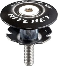 Ritchey Comp Steel Headset Starnut & Cap: Czarny