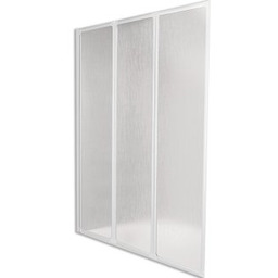 KFA Parawan nawannowy STANDARD 122x139 cm 3-elementowy biały