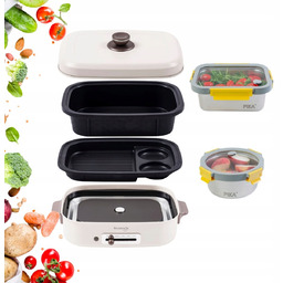 Grill Stołowy Ogrodowy Balkon Kuvings Ceramic Plus Multigrill