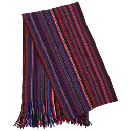 Bordowy szal wełniany SW-033