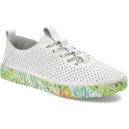 Artiker Białe Półbuty Wygodne Sneakersy Damskie