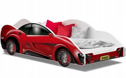 Łóżko samochód 180x90 auto materac Cars