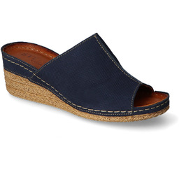 Klapki Stella 960 Granat-13 nubuk