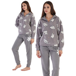 Piżama Damska Dres polarowy ciepły Vienetta L 40
