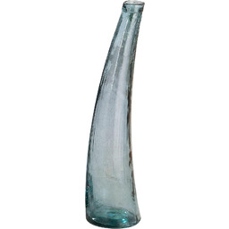 GILDE Wazon Corno Petrol ze szkła pochodzącego