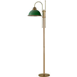 Lampa podłogowa bilardowa LIDO biały lub zielony patyna