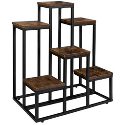 LOFTINSPIRED Kwietnik Belgar Rustic Czarny