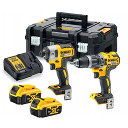 DeWalt Zestaw elektronarzędzi 18V 2x5Ah DCD796 DCF887 DCK266P2T