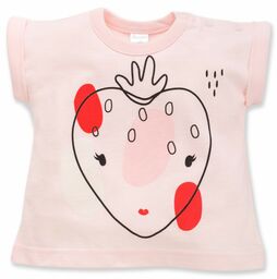Bluzka niemowlęca bawełniana krótki rękaw LOVE AND LOVE