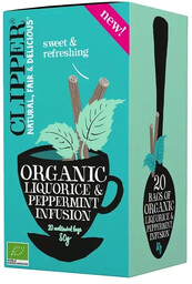 CLIPPER Herbatka Z Lukrecją I Miętą Pieprzową Bio