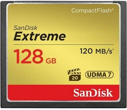 SanDisk Extreme Compact Flash 128GB Karta pamięci