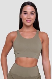 GymBeam Biustonosz sportowy do biegania Pulse Vetiver