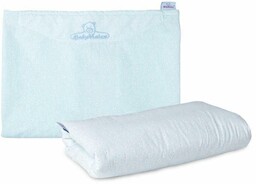 Komplet do karmienia Fiddy Set fartuch poduszka niebieski
