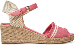 Espadryle Tommy Hilfiger Fringe Canvas Medium Wedge FW0FW08879