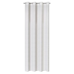 Eurofirany Firana 140x250 Sibel biała złota z nadrukiem