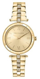 Zegarek TRUSSARDI R2453145508. Kwarcowy, Kolor złoty. Kobieta.