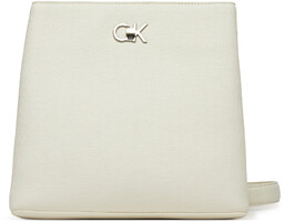 Torebka Calvin Klein Ck Bucket Bag_Tex K60K613179 Biały