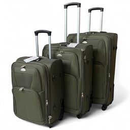 EASY TRIP zestaw trzech walizek na kółkach miękkie