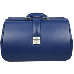 TORBA LEKARSKA KANSAS NIEBIESKA ze sztucznej skóry skaj