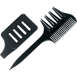 Efalock grzebień do pasemek z szablonem, narzędzie fryzjerskie