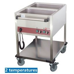 Diamond Bemar elektryczny 2-komorowy, GN 1/1, jezdny