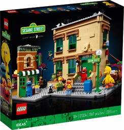 Oryginalne Lego 21324 Ideas 123 Ulica Sezamkowa