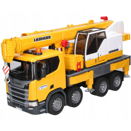 Bruder 03571 Ciężarówka Scania 560R z żurawiem Liebherr