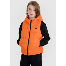 4F Bezrękawnik chłopięcy puchowy z wypełnieniem syntetycznym 4FJWSS25TVJAM169-70S