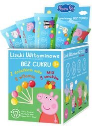 Lizaki Witaminowe Bez Cukru Świnka Peppa, różne smaki,