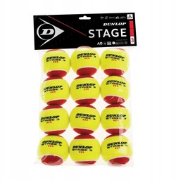 Piłki Tenisowe Metodyczne Dunlop Stage 3 12SZT