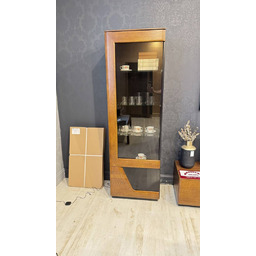 Witryna SMART lewa 61 cm lite drewno, fornir,